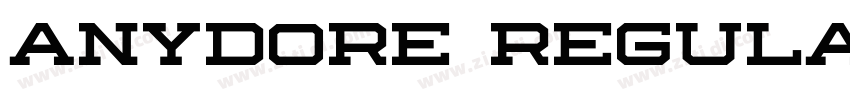 Anydore Regular字体转换 Anydore Regular字体转换